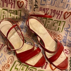 Vintage Georgio Beverly Hills strappy sandals